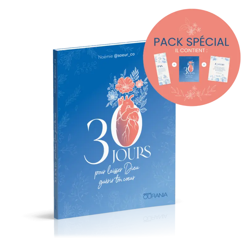 30 jours pour laisser Dieu guérir ton coeur - Pack