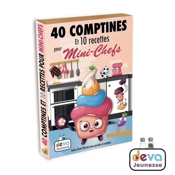 40 Comptines et 10 recettes pour mini chefs