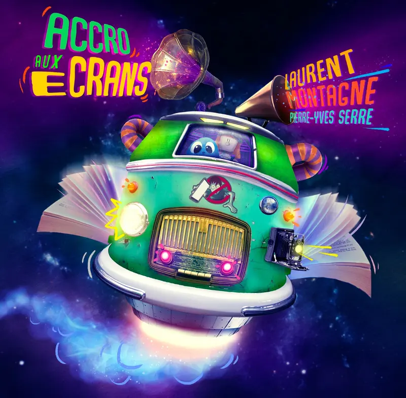 ACCRO AUX ÉCRANS - LAURENT MONTAGNE (CD)