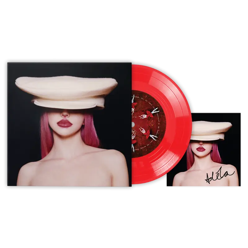 ADELA - KGB - Vinyle 45T Rouge + Artcard dédicacée