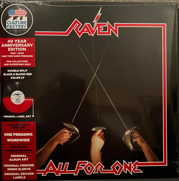 All For One Édition Limitée Vinyle Rouge et Noir