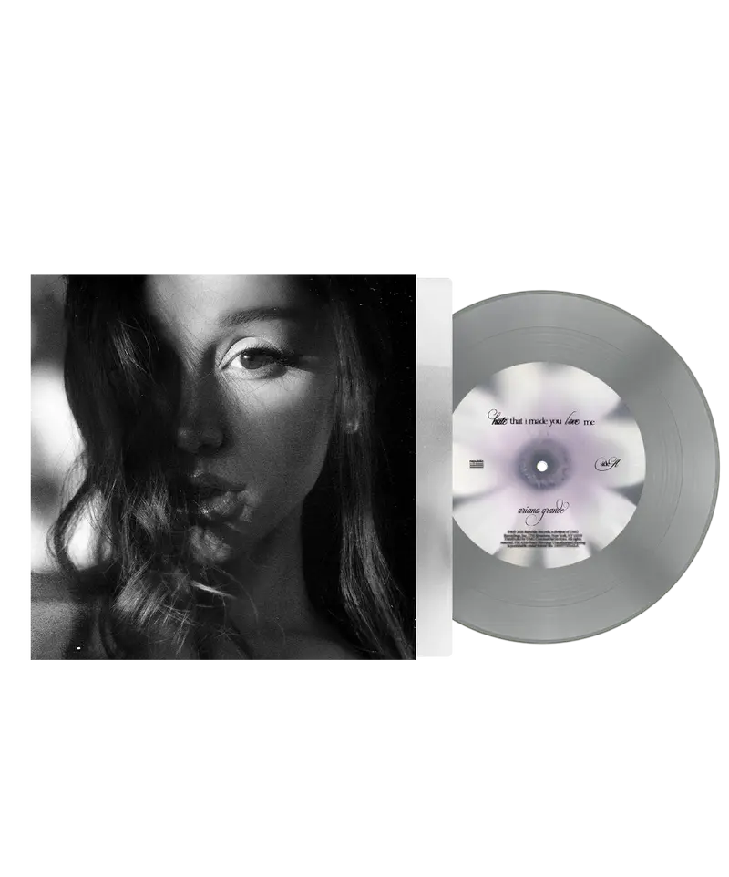 Ariana Grande - Hate that i made you love me - Vinyle Couleur fluffy tail gray 7"
