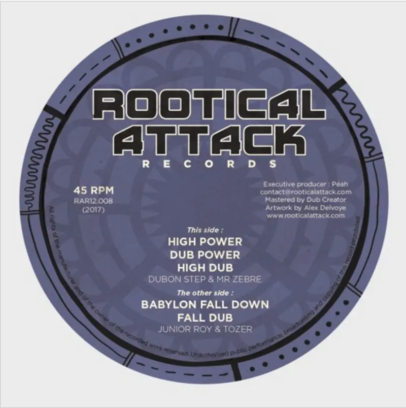 BABYLON FALL DOWN - TOZER & MR ZEBRE (VINYLE 33T)