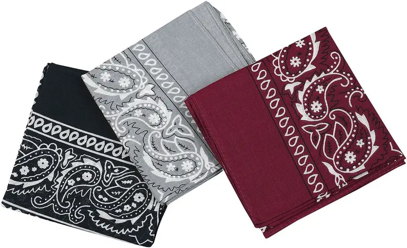 Bandana Rockabilly de Rock Daddy - Bandana - Lot de 3 - pour Unisexe - multicolore