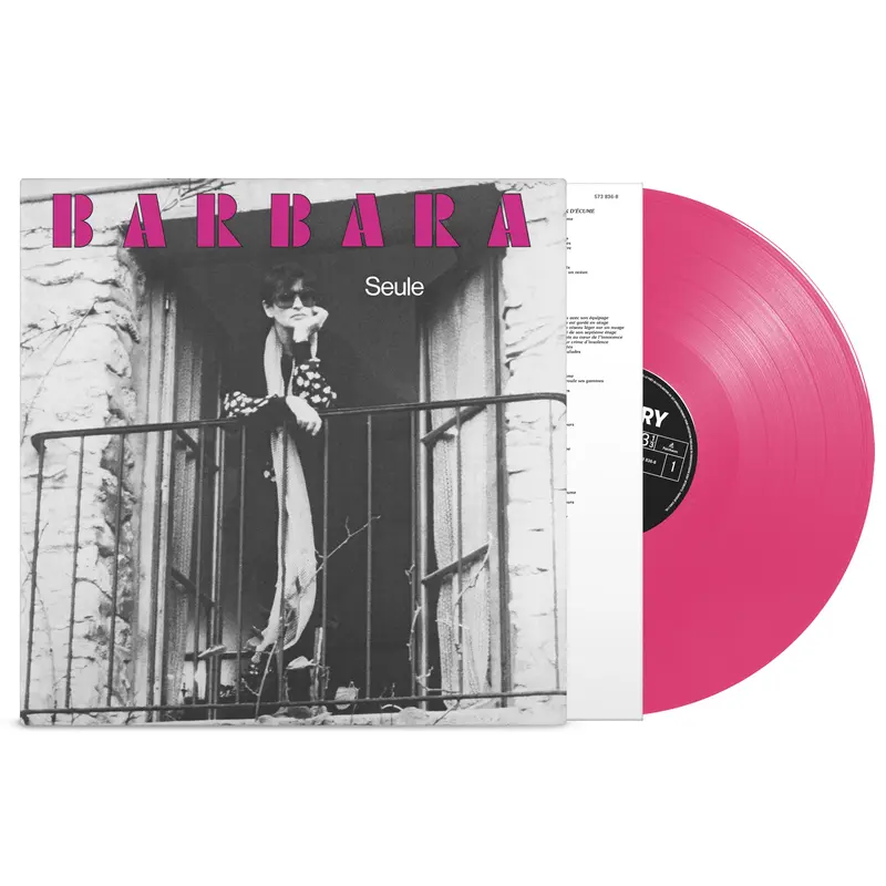 Barbara - Seule - Vinyle Couleur Rose Réédition Anniversaire