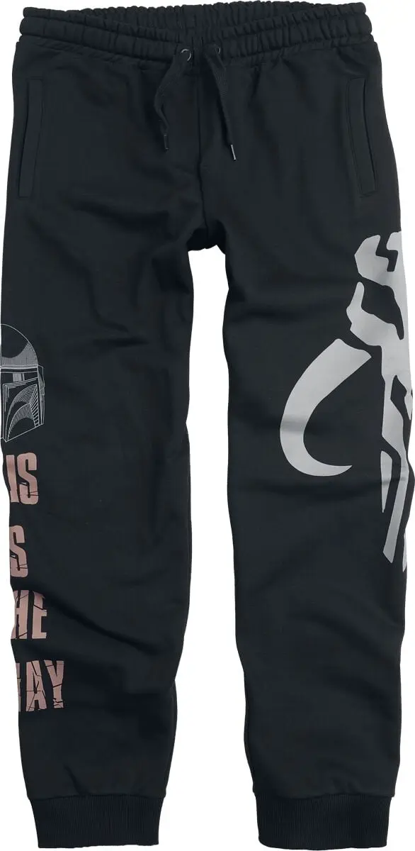 Bas de survêtement de Star Wars - The Mandalorian - Where I Go, He Goes - M à XXL - pour Homme - noir