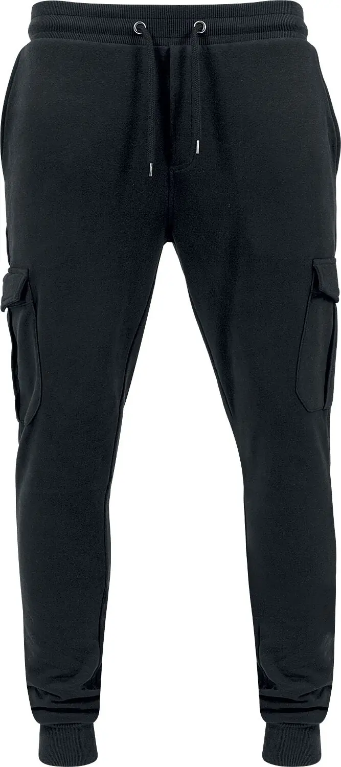 Bas de survêtement de Urban Classics - Jogging Cargo Moulant - S à 5XL - pour Homme - noir