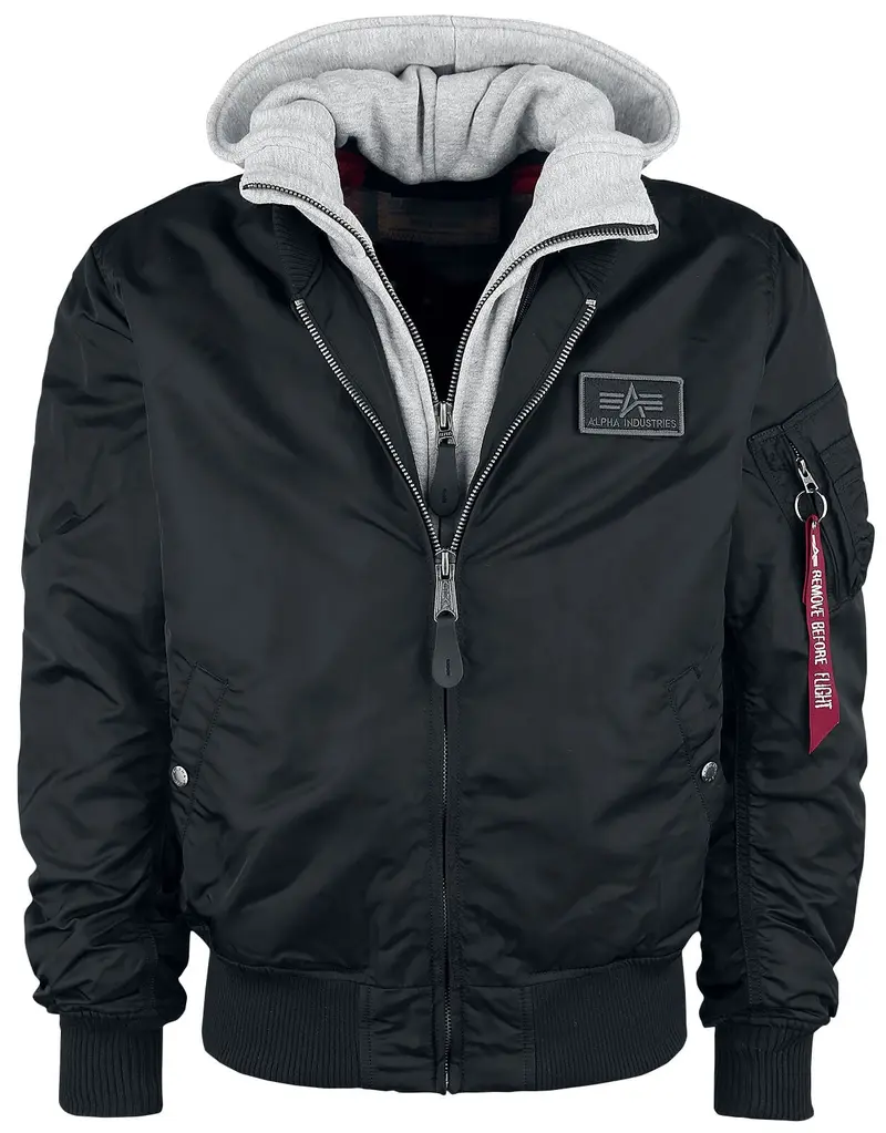 Bomber de Alpha Industries - MA-1-D-Tec - S à 3XL - pour Homme - noir