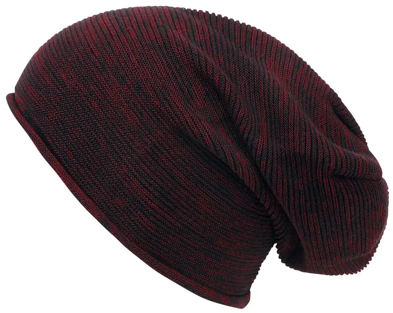 Bonnet de Black Premium by EMP - Bonnet léger - pour Unisexe - noir/bordeaux
