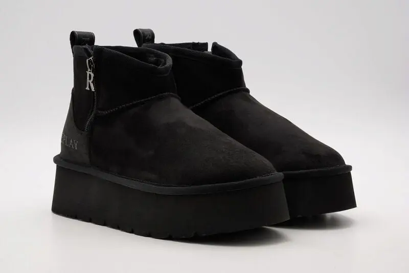 Bottes de Replay Footwear - Chic Zip 26 - EU36 à EU41 - pour Femme - noir