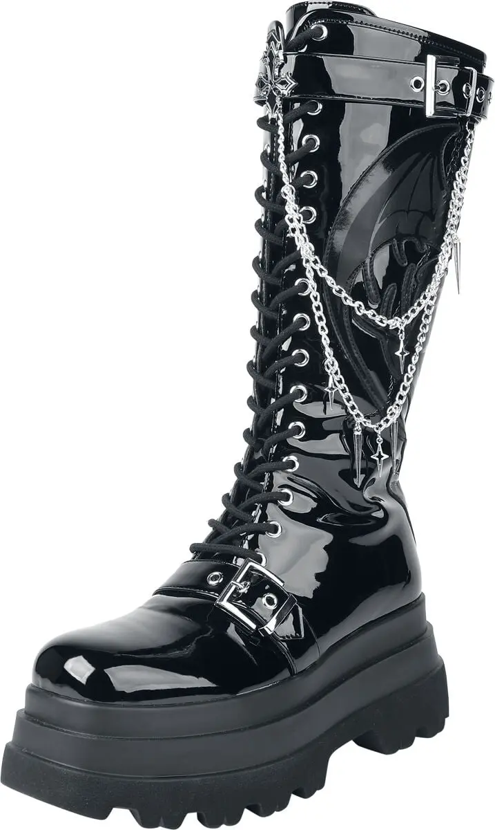 Bottes Gothic de Gothicana by EMP - Eternal Allure - EU37 à EU41 - pour Femme - noir