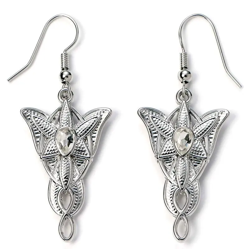 Boucles d'oreilles de Le Seigneur Des Anneaux - L'Étoile Du Soir d'Arwen - pour Unisexe - couleur argent