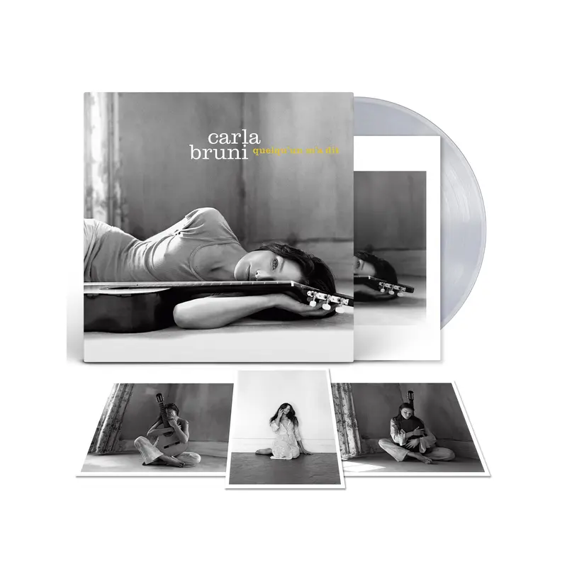 Carla Bruni – « Quelqu’un m’a dit » 20ème anniversaire – Vinyle couleur + livret grand format + 3 tirages de photos inédites