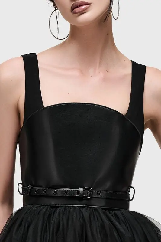 Ceinture Gothic de KIHILIST by KILLSTAR - Shadow Serenade Corset Belt - pour Femme - noir