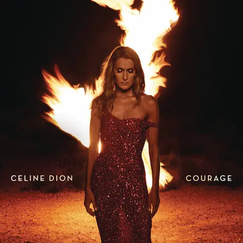 Céline Dion | Courage - Vinyle rouge rubis