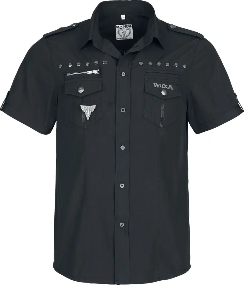 Chemise manches courtes de Wacken Open Air - Wacken - S à 5XL - pour Homme - noir