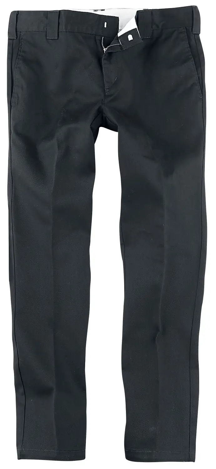 Chino de Dickies - Work Pant Coupe Slim WE872 - W33L34 à W38L34 - pour Homme - noir