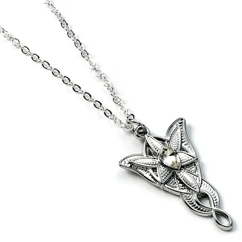 Collier de Le Seigneur Des Anneaux - L'Étoile Du Soir d'Arwen - pour Unisexe - couleur argent
