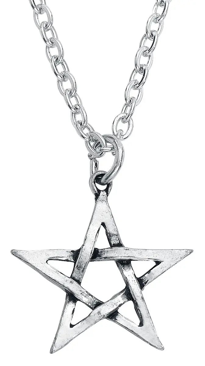 Collier Gothic de Alchemy Gothic - Pentacle - pour Unisexe - couleur argent
