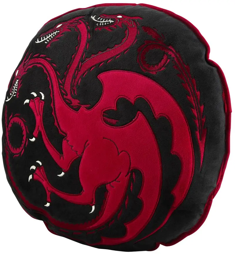 Coussin de Game Of Thrones - Maison Targaryen - pour Unisexe - noir/rouge