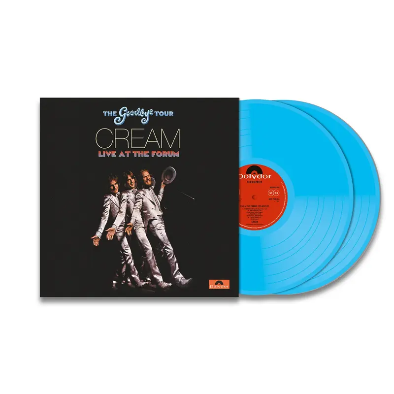 Cream - Goodbye Tour – Live At The Los Angeles Forum 1968 - Double Vinyle Bleu