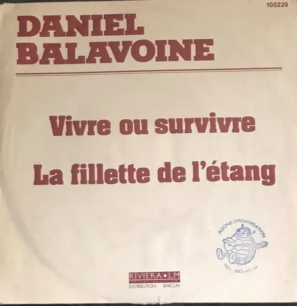 Daniel Balavoine | Vivre ou survivre - 45T