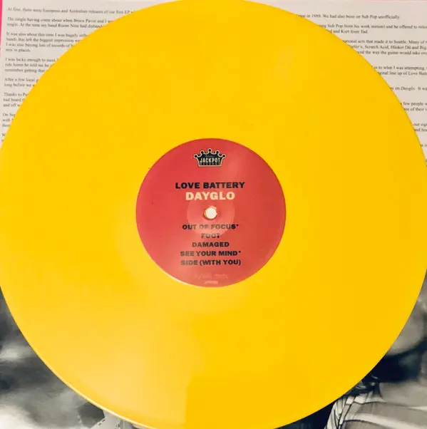 Dayglo Vinyle Jaune