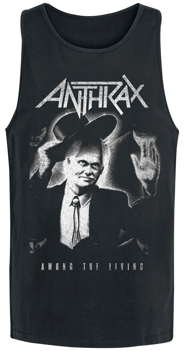 Débardeur de Anthrax - ATL Greyscale - S à 4XL - pour Homme - noir