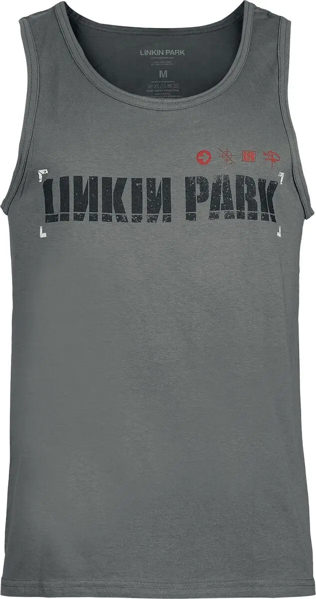 Débardeur de Linkin Park - Hybrid Theory - S à XXL - pour Homme - anthracite