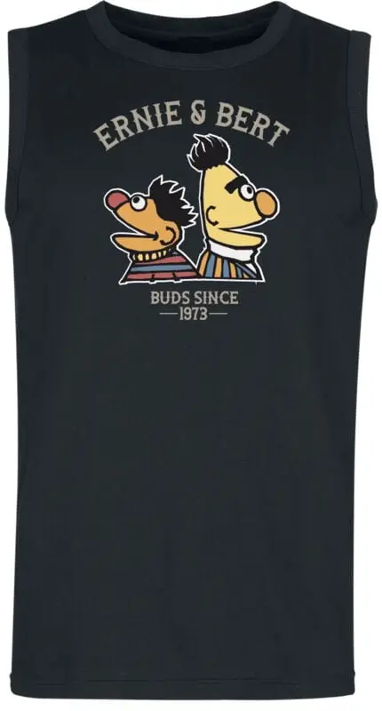 Débardeur de Sesame Street - Bert & Ernie - S à XXL - pour Homme - noir