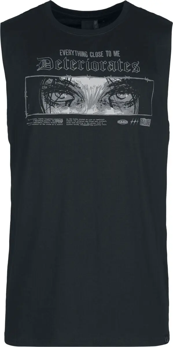 Débardeur Gothic de KIHILIST by KILLSTAR - Mooncrux Vest - XS à XXL - pour Homme - noir