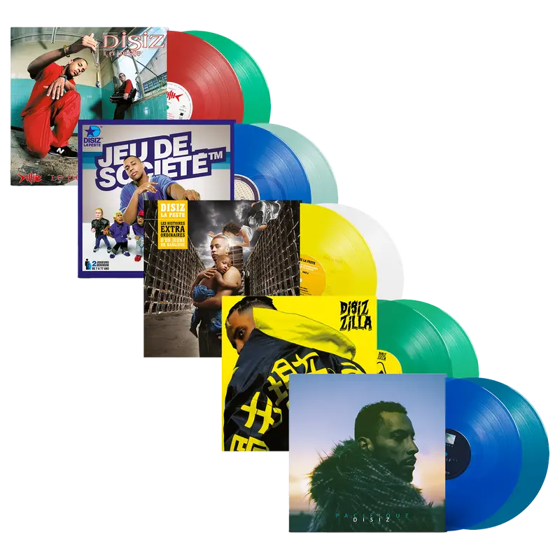 Disiz - Pack 5 Albums - Vinyles Couleur