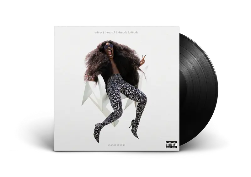 Doechii - SHE / HER / BLACKBITCH Black 12" - Vinyle 45T