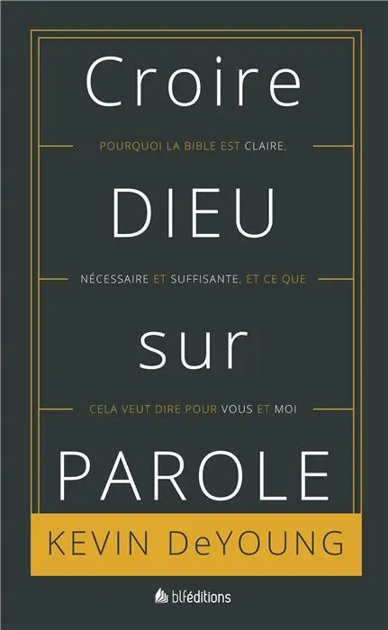 Ebook - Croire Dieu sur Parole