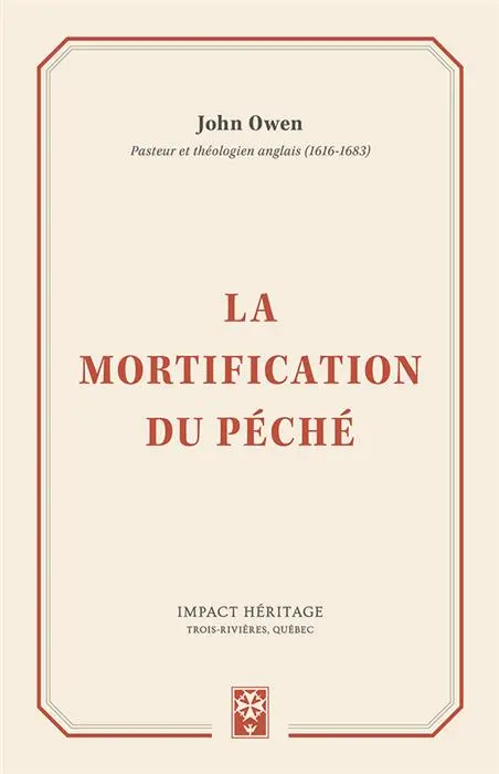 Ebook - La mortification du péché