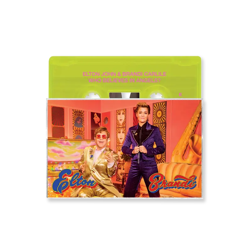 Elton John - Who Believes In Angels? - Cassette Jaune Fluorescente Edition Limitee