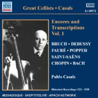 Encores and Transcriptions, Volume 1