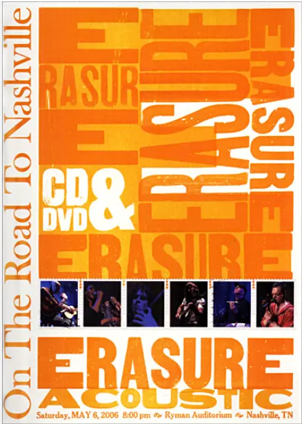 Erasure | On The Road To Nashville CD&DVD