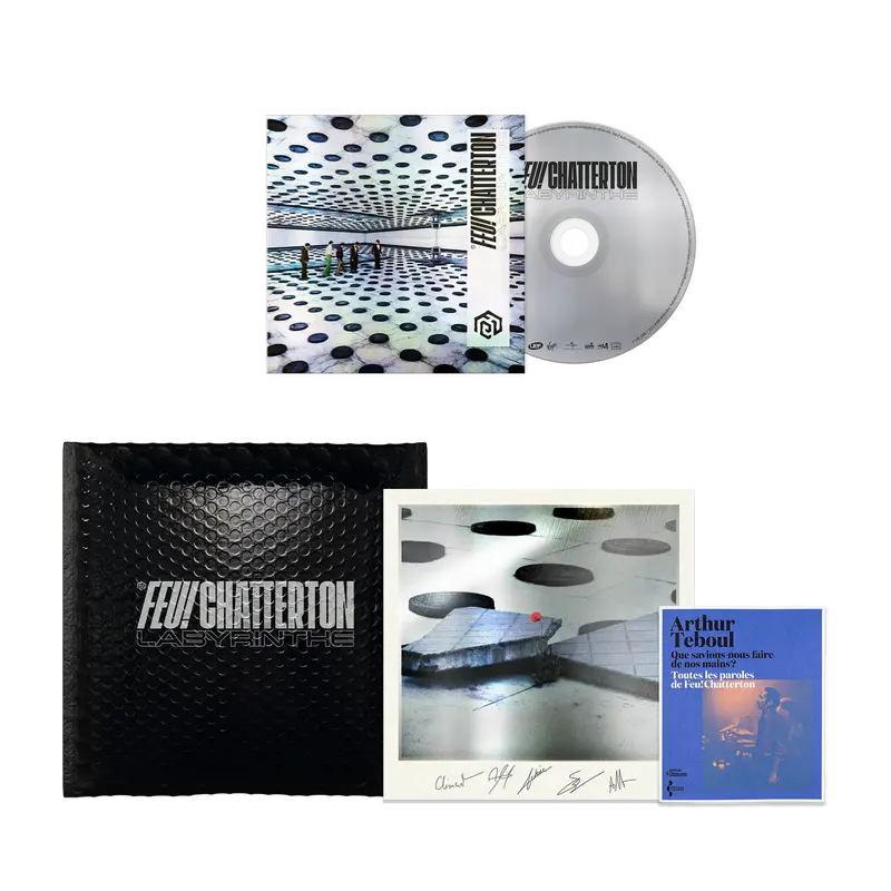 Feu! Chatterton - Labyrinthe - Pack CD Édition Argentée (inclus une lithographie dédicacée)