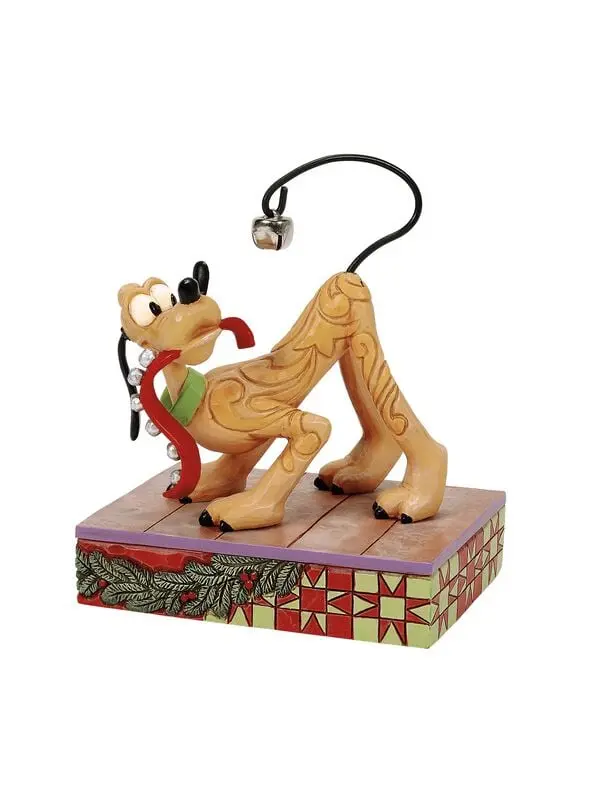 Figurine de collection Disney de Mickey & Minnie Mouse - Pluto - Jolly Jingle Tail - pour Unisexe - multicolore