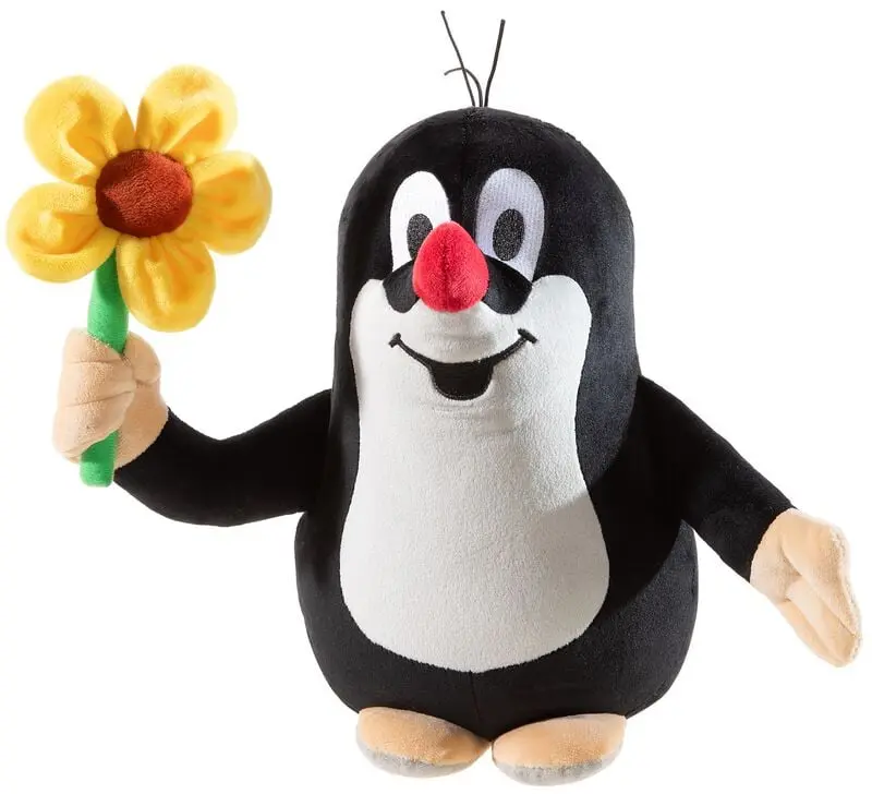 Figurine en peluche de The Little Mole - La Petite Taupe avec Fleur - pour Indifférent - multicolore