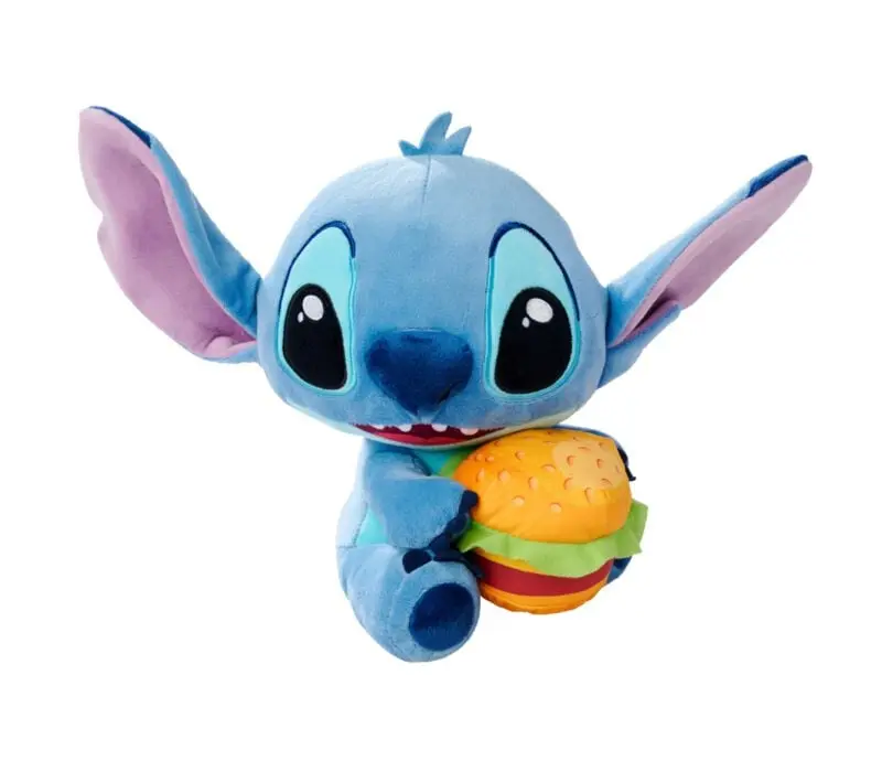 Figurine en peluche Disney de Lilo & Stitch - Burger Stitch - pour Indifférent - bleu