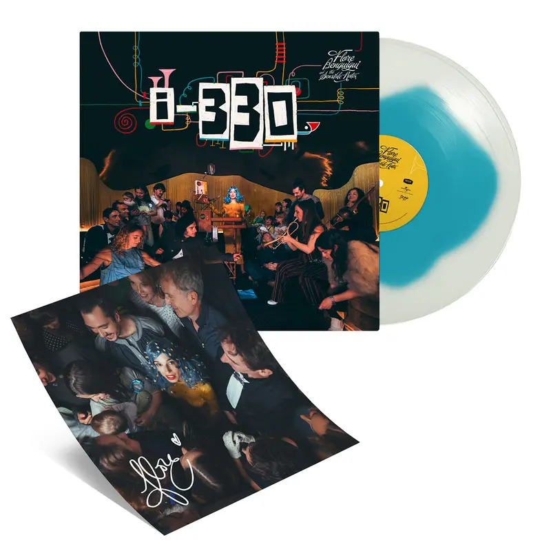 Flore Benguigui & The Sensible Notes - i-330 - Vinyle Couleur Bleu & Transparent + Carte dédicacée