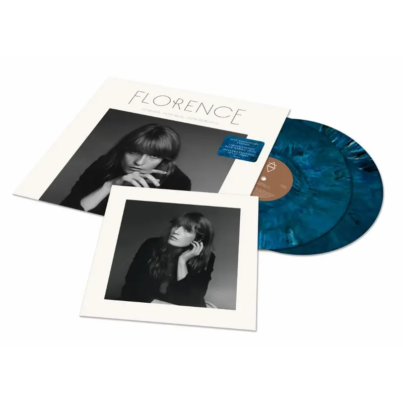 Florence + The Machine - How Big, How Blue, How Beautiful - 10th Anniversary Edition - Double vinyle bleu marbré avec Artcard (Exclusivité store)