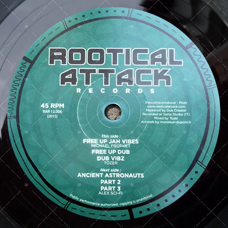 FREE UP JAH VIBES - MICHAEL PROPHET (VINYLE 33T)