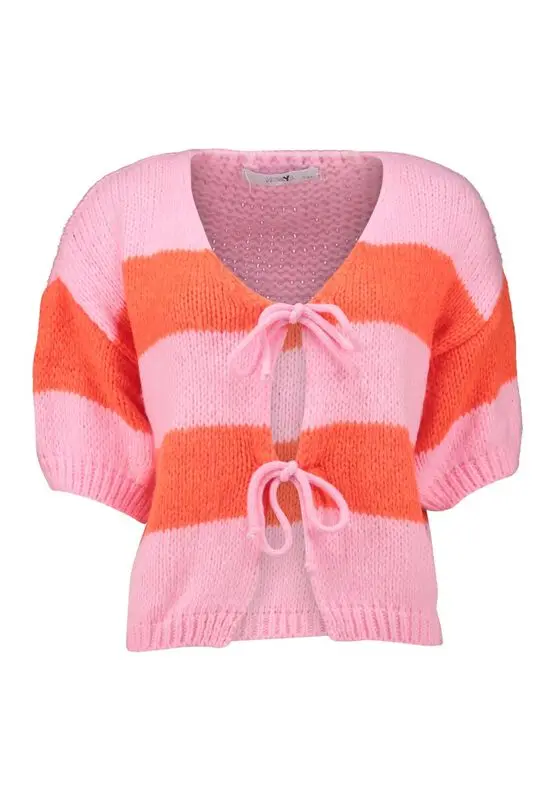 Gilets & Ponchos de Hailys - LS A CD Ch44arlie - XS-S à L-XL - pour Femme - rose/rouge