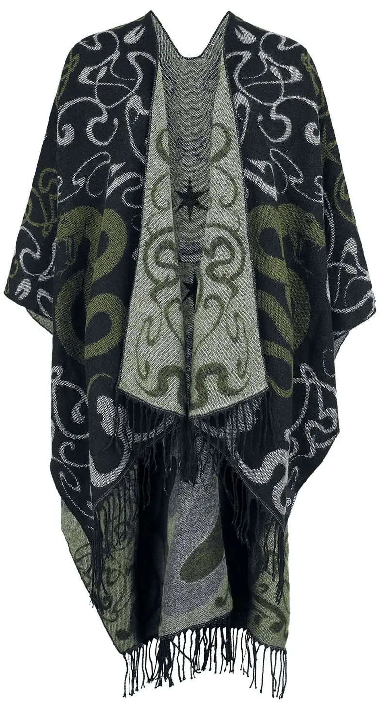 Gilets & Ponchos de Harry Potter - Serpentard - Oversize - Standard - pour Femme - multicolore