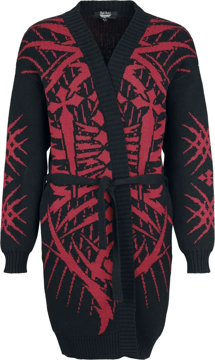 Gilets & Ponchos de Rock Rebel by EMP - Rebels & Reapers - S à XXL - pour Femme - noir/rouge