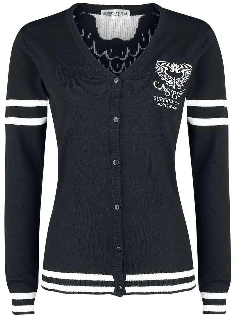 Gilets & Ponchos de Supernatural - Castiel - S à XXL - pour Femme - noir