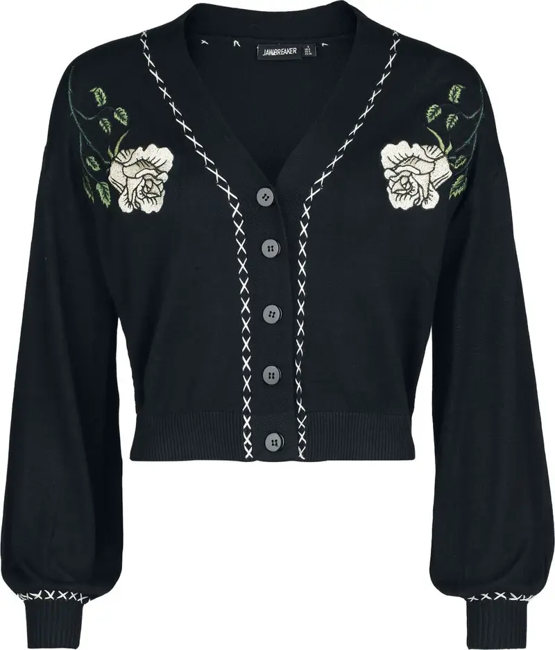 Gilets & Ponchos Rockabilly de Jawbreaker - Gilet Oversize - S à XXL - pour Femme - noir